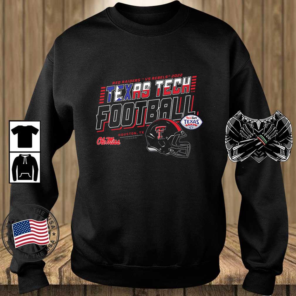Red Raiders Vs Rebels 2022 Texas Tech Football Houston shirt