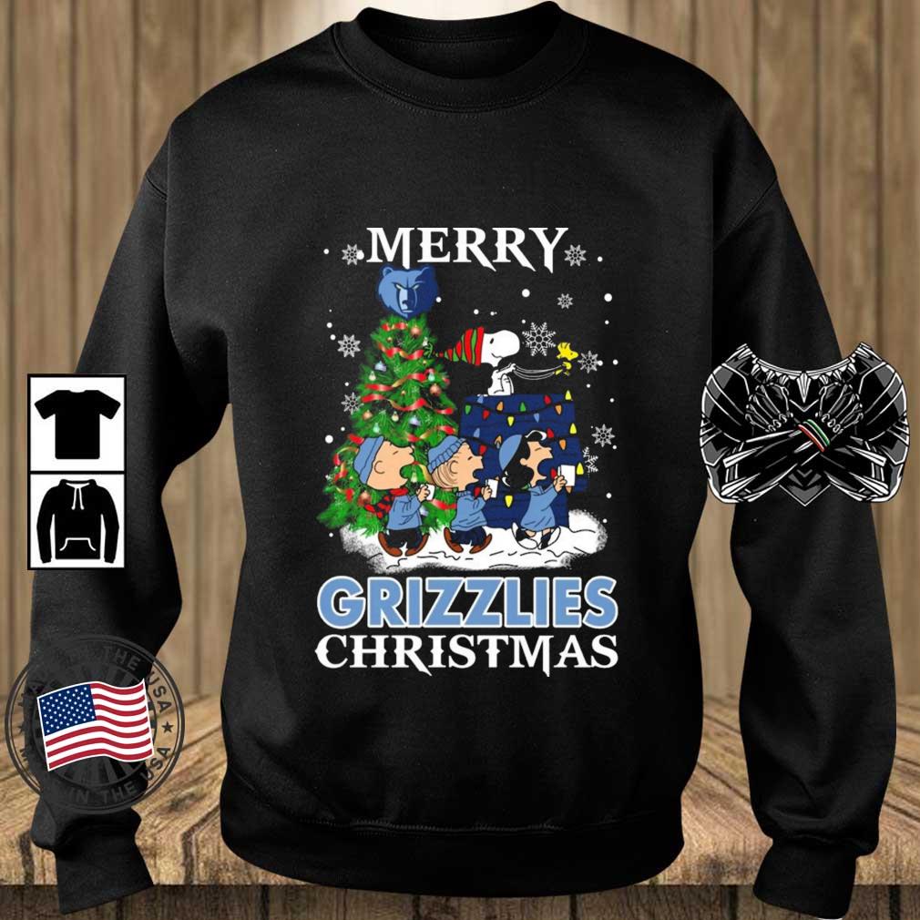 Snoopy And Friends Memphis Grizzlies Merry Christmas sweatshirt