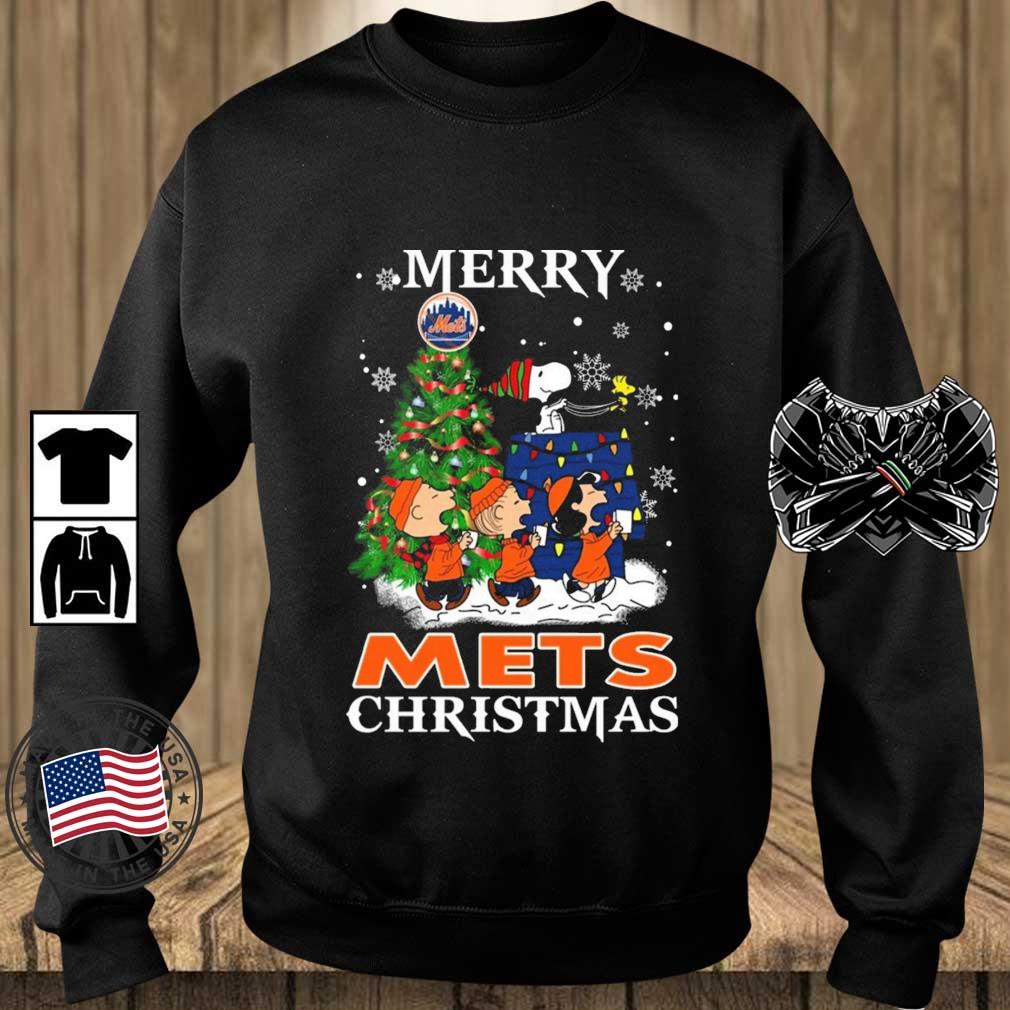 Snoopy And Friends New York Mets Merry Christmas sweatshirt