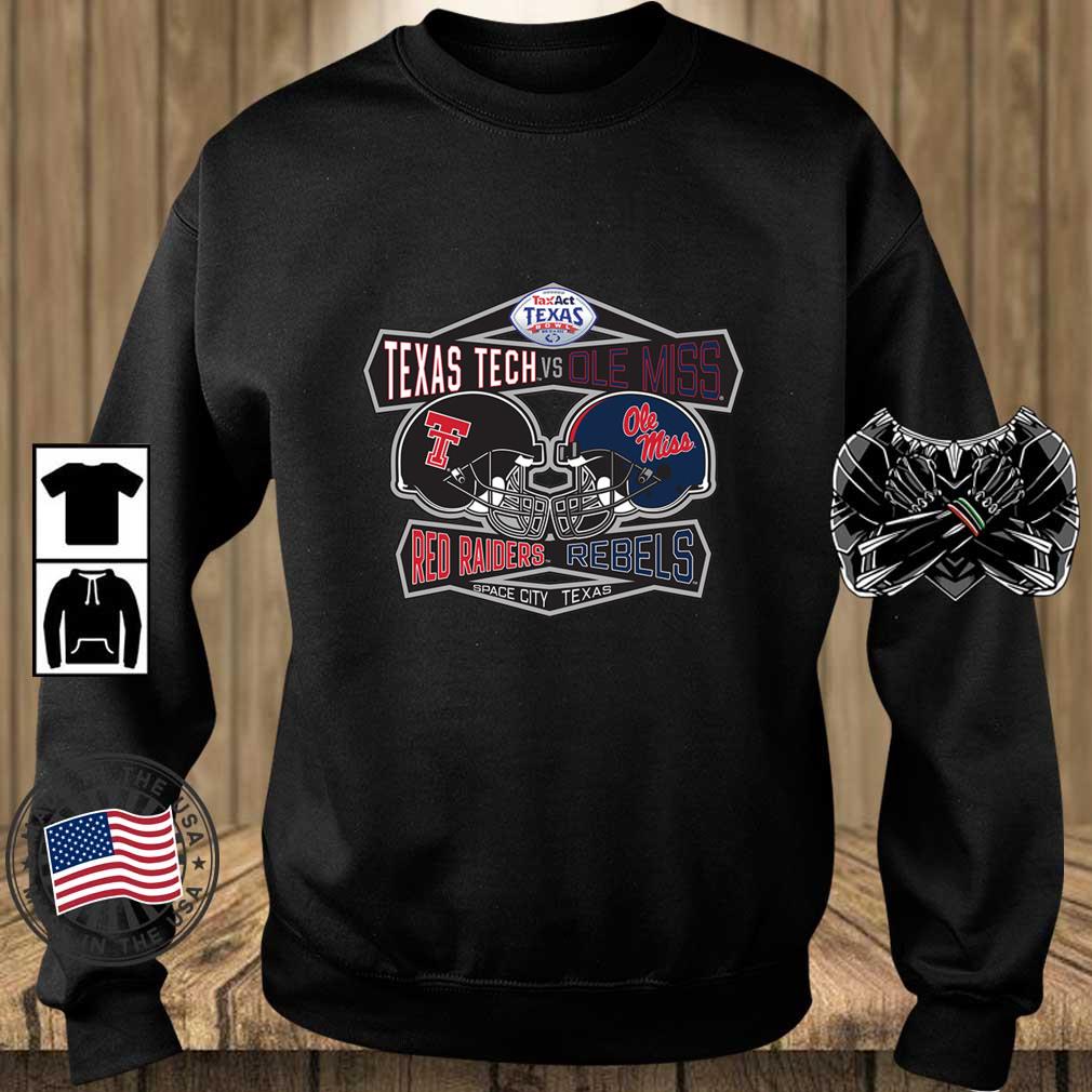 Taxact Texas Bowl 2022 Texas Tech Red Raiders Vs Ole Miss Rebels Space City shirt