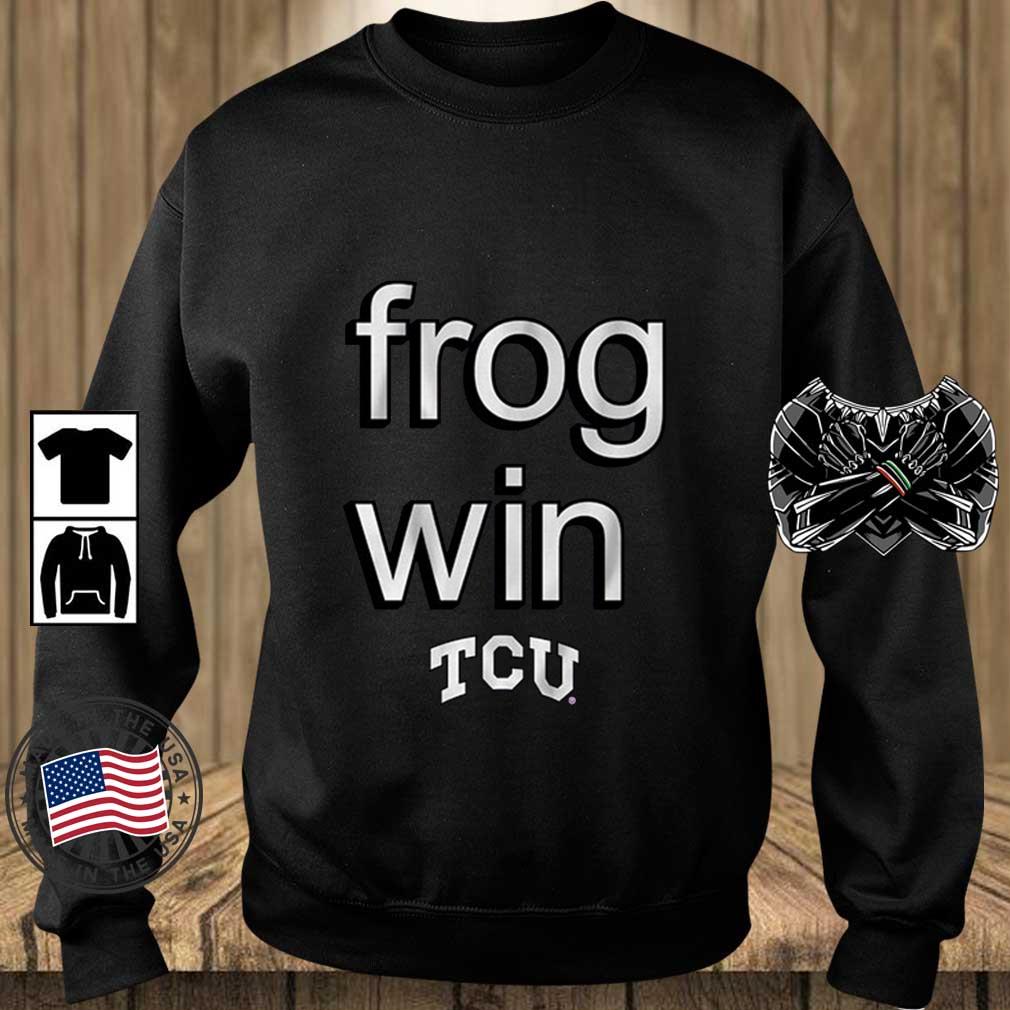 TCU Frog Win shirt