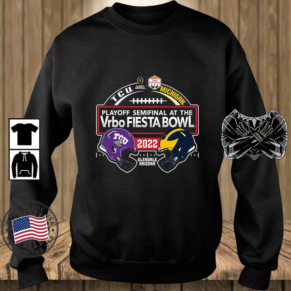 TCU Horned Frogs Vs Michigan Wolverines 2022 Playoff Semifinal At The Vrbo Fiesta Bowl shirt