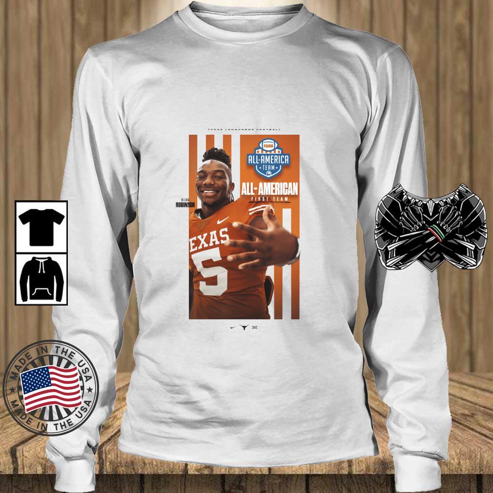 Texas Longhorns Bijan Robinson All American First Team shirt
