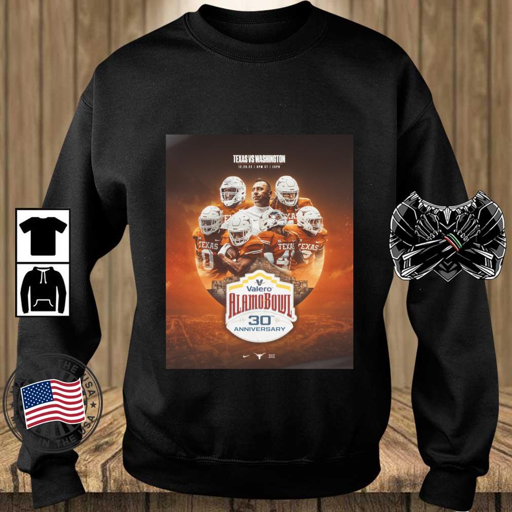Texas Longhorns Vs Washington Huskies 2022 Valero Alamo Bowl 30th Anniversary shirt