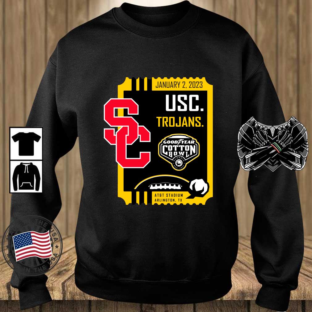Usc Trojans January 2 2023 Goodyear Cotton Bowl T-Sweater