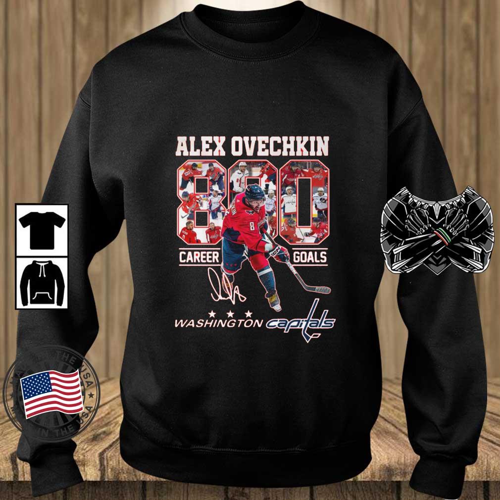 Washington Capitals Alex Ovechkin 800 Career Goals Signature shirt