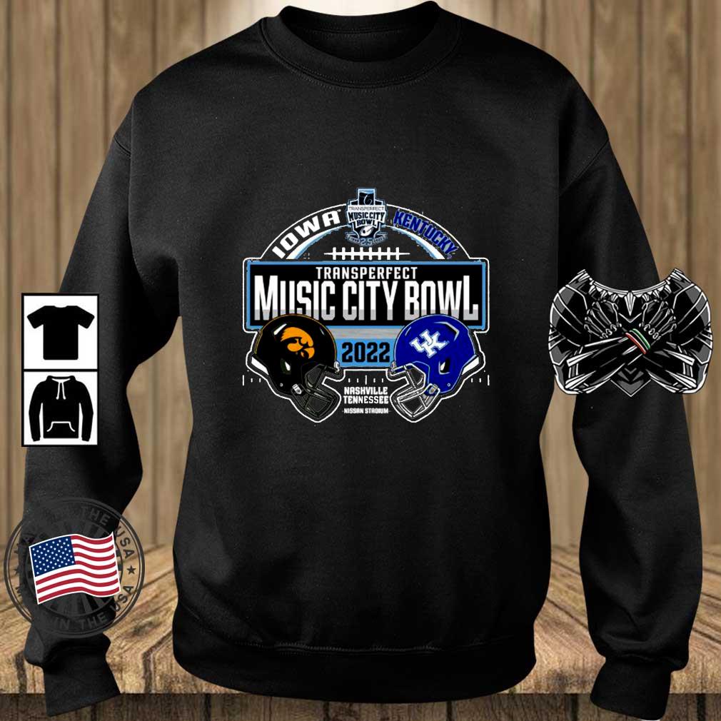 Iowa Hawkeyes Vs Kentucky Wildcats Transperfect Music City Bowl 2022 shirt