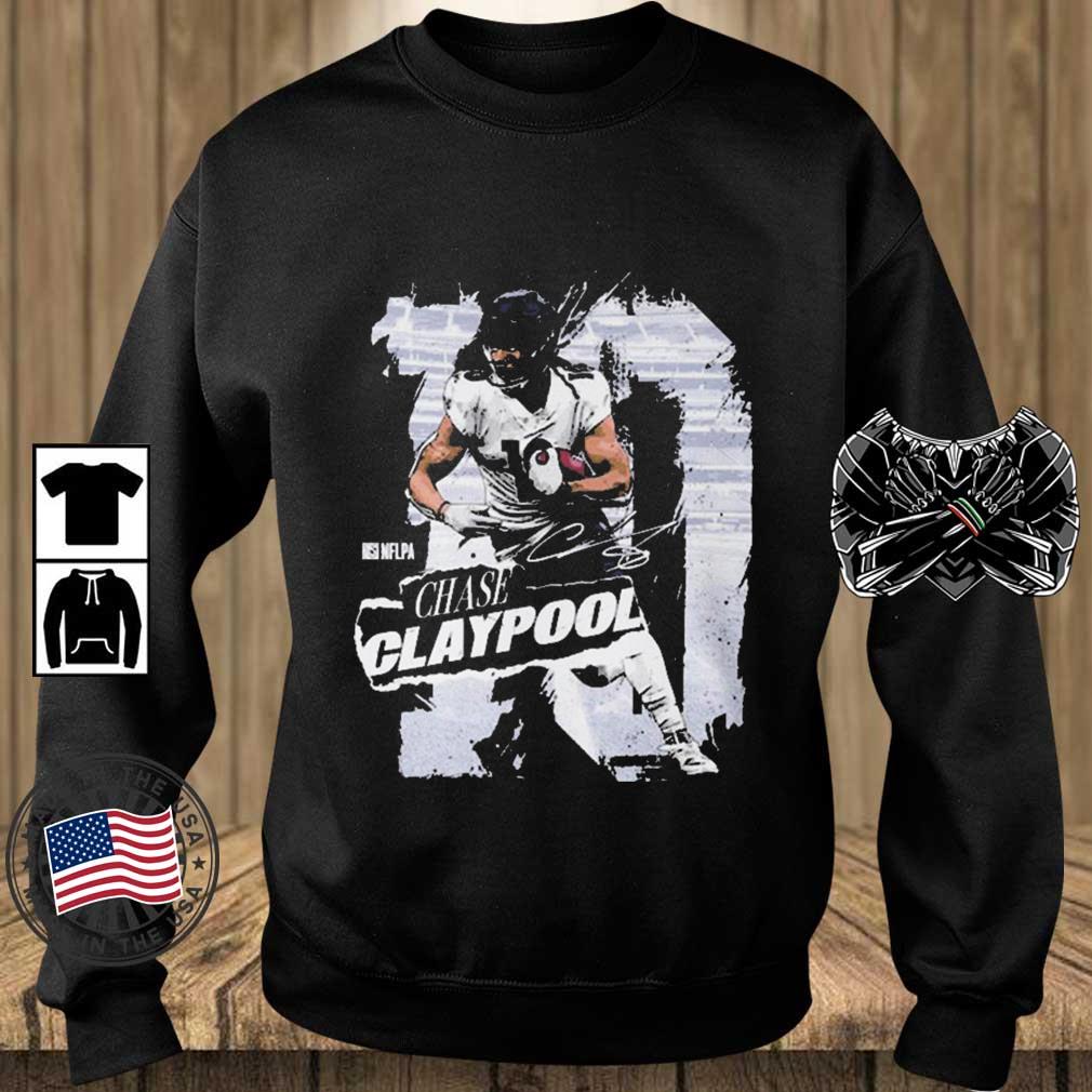 Chase Claypool Chicago Bears Collage Signature Shirt