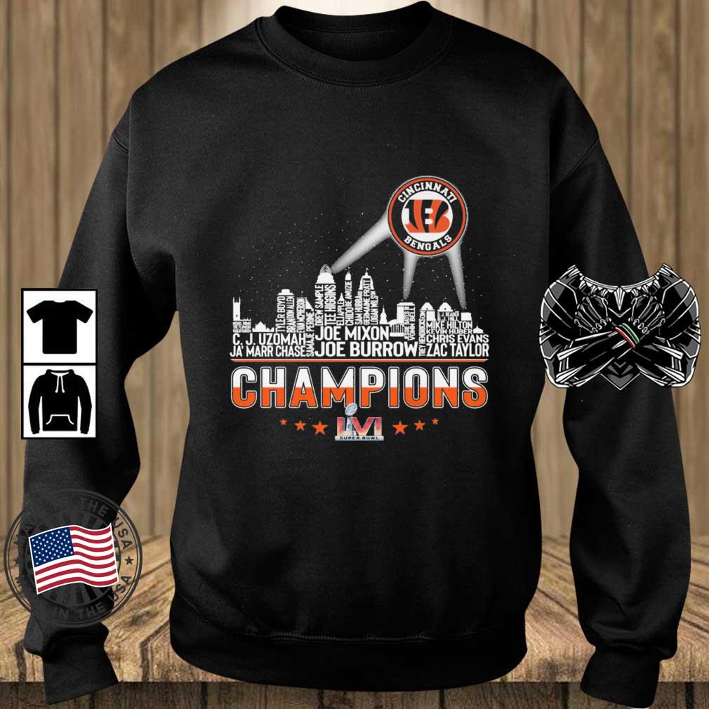 Cincinnati Bengals Skyline Super Bowl Champions shirt