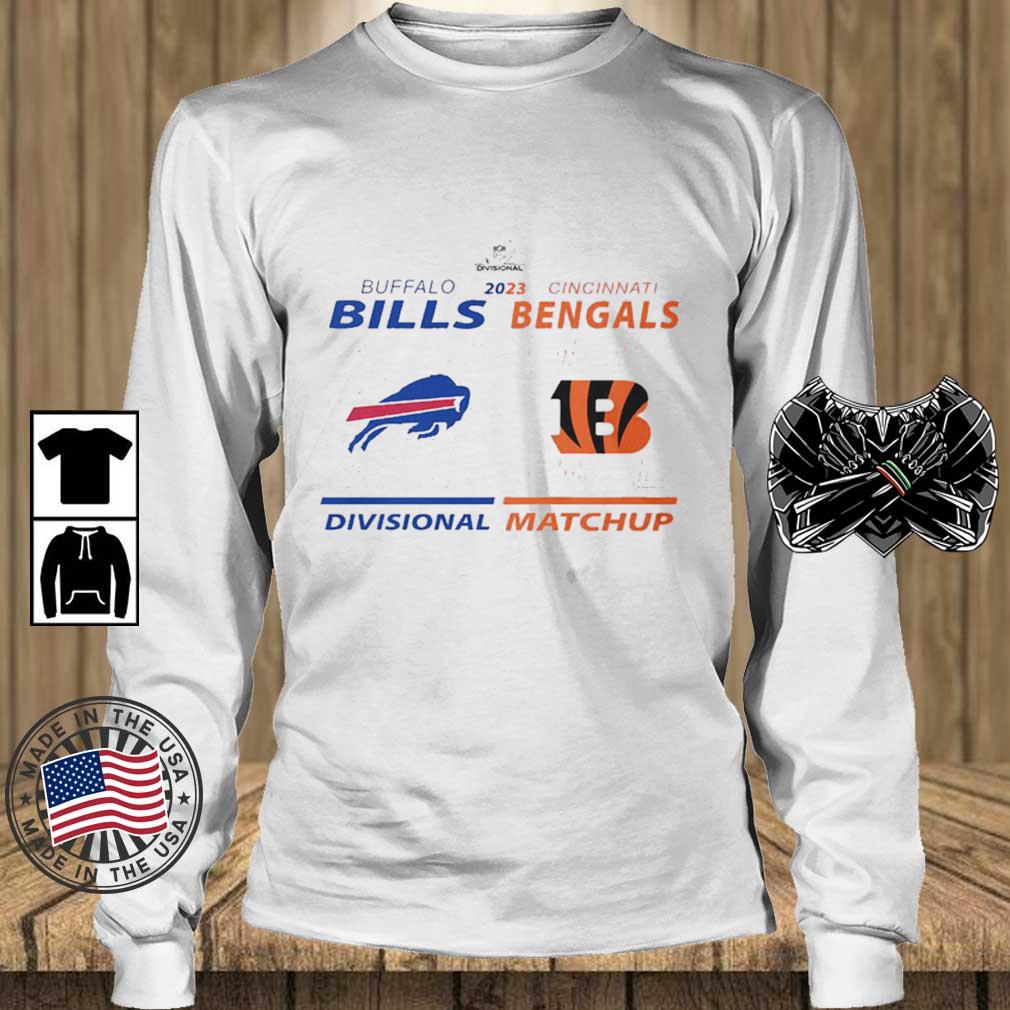 Cincinnati Bengals Vs Buffalo Bills 2022 2023 Afc Divisional Matchup Shirt