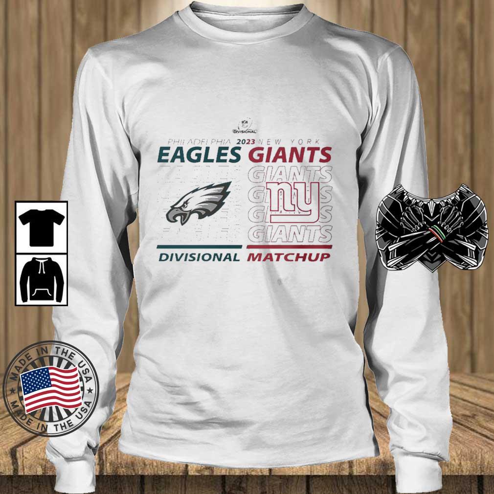 Philadelphia Eagles Vs New York Giants 2022 2023 Nfc Divisional Matchup Shirt
