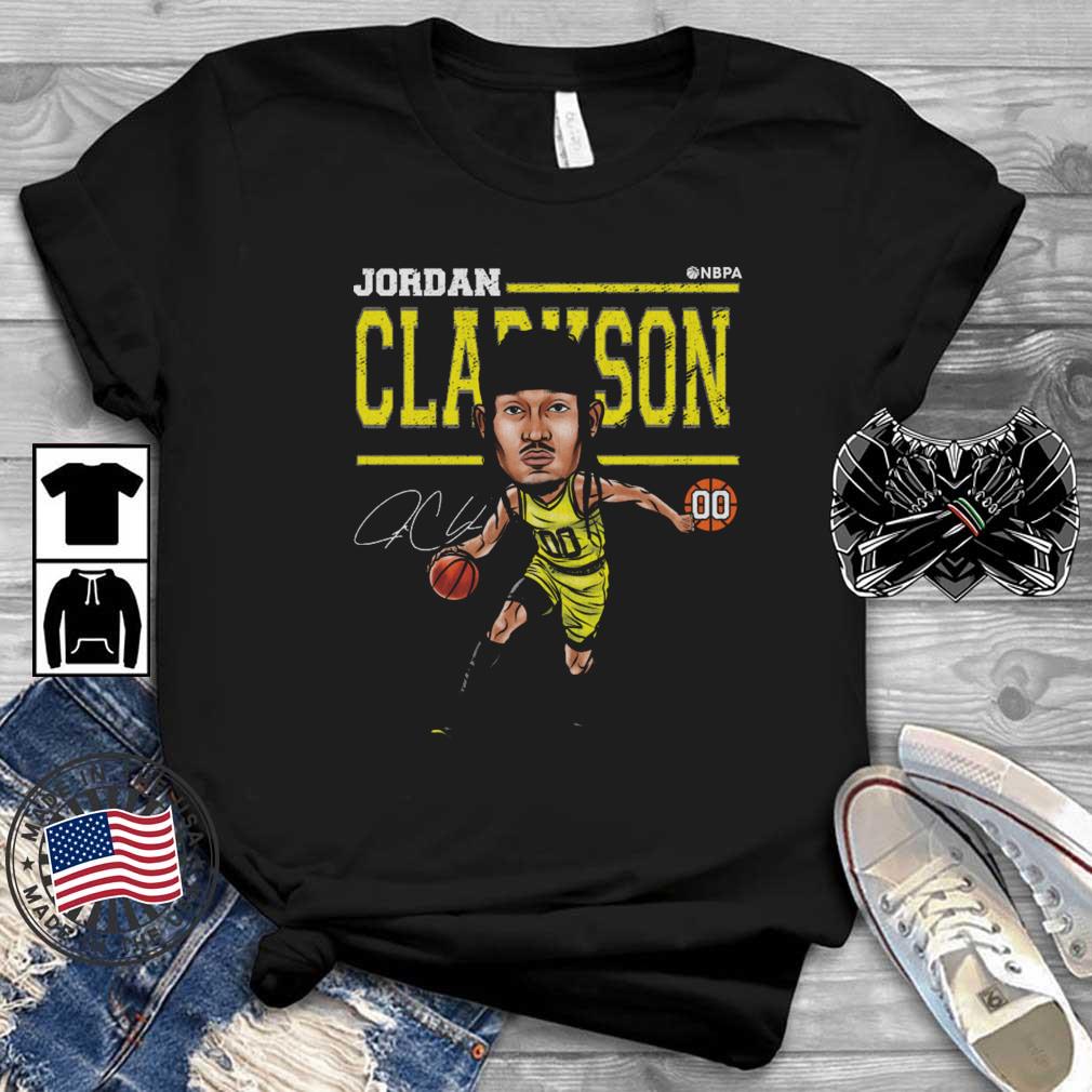 Jordan Clarkson Utah Cartoon Signature shirt