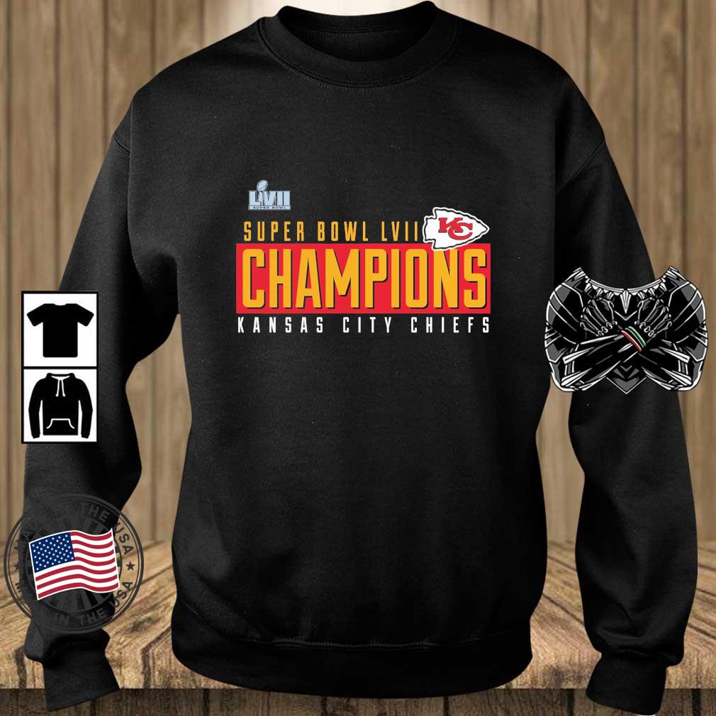 Kansas City Chiefs Super Bowl LVII Champions Scoreboard Showcase shirt