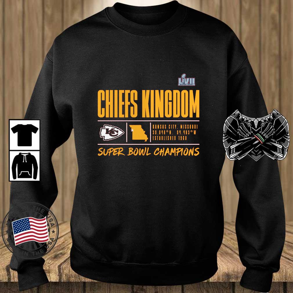 Kansas City Chiefs Super Bowl LVII Chiefs Kingdom Champions shirt