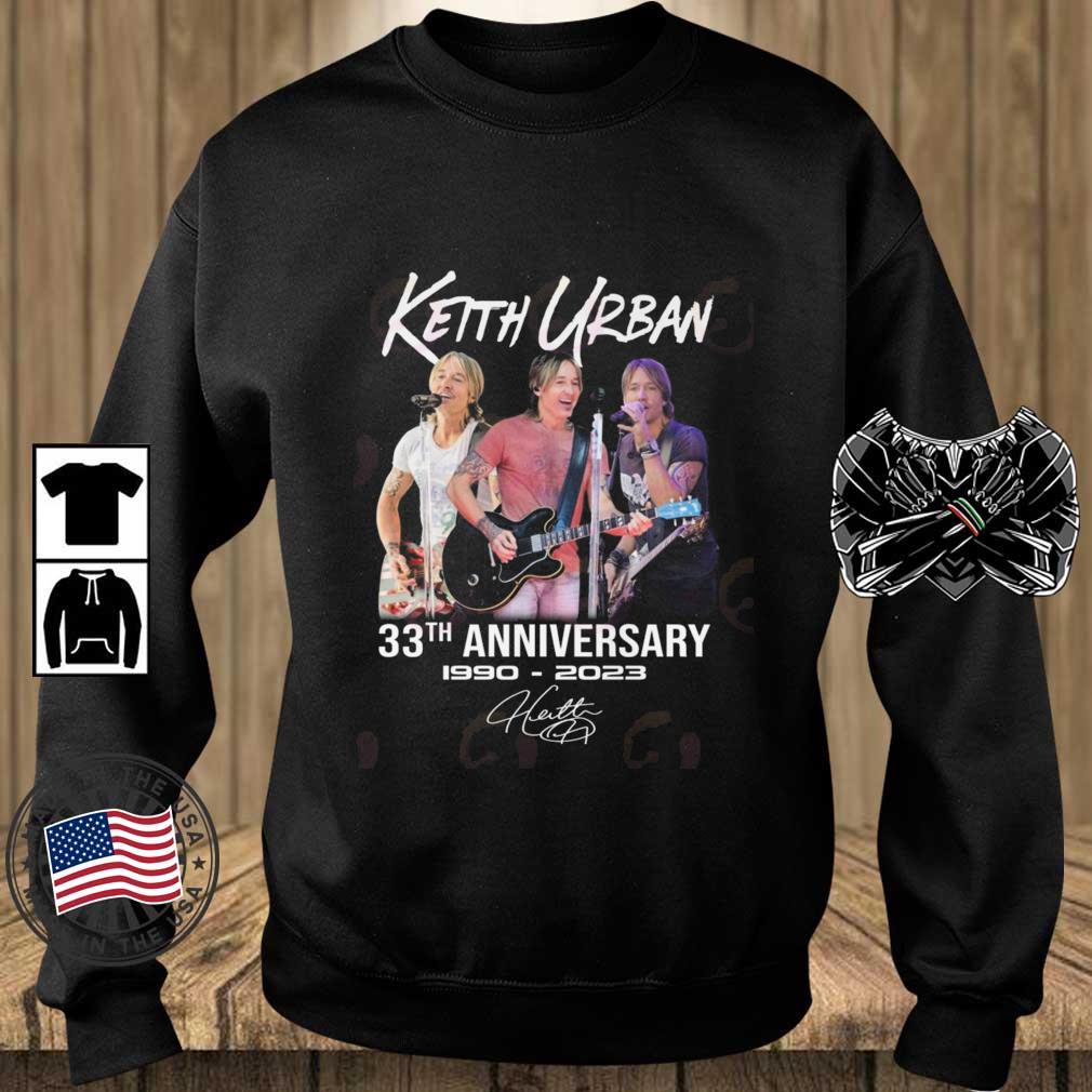 Keith Urban 33th Anniversary 1990-2023 Signature shirt