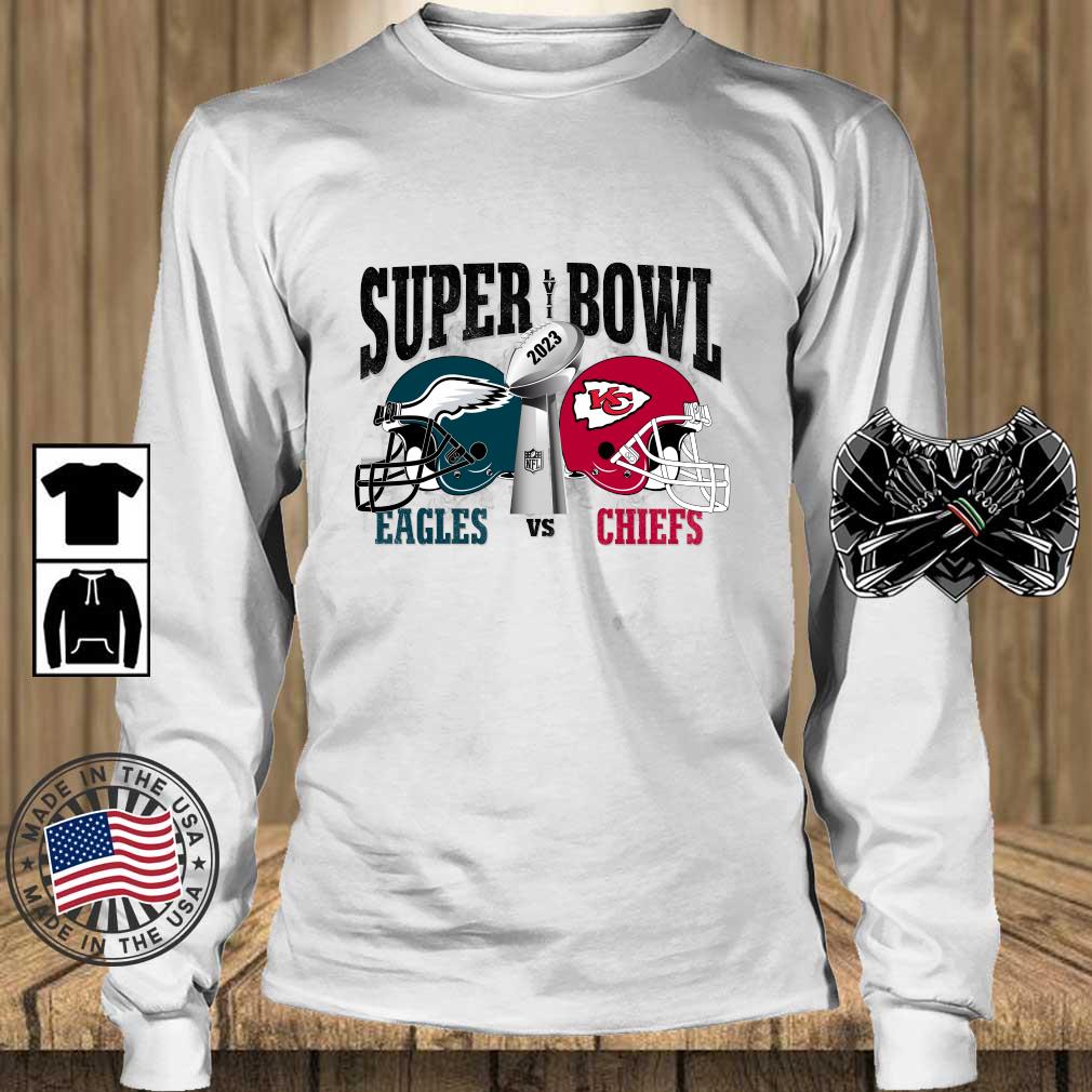 NFL Philadelphia Eagles Vs Kansas City Chiefs 2023 LVII Super Bowl shirt