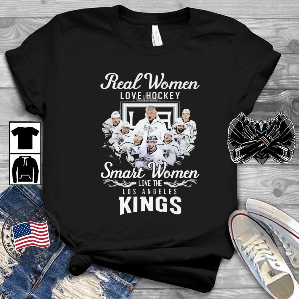 Real Women Love Hockey Smart Women Love The Los Angeles Kings Signatures 2023 shirt