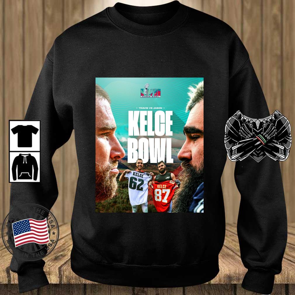 Travis Kelce Vs Jason Kelce Bowl 2023 LVII Super Bowl shirt
