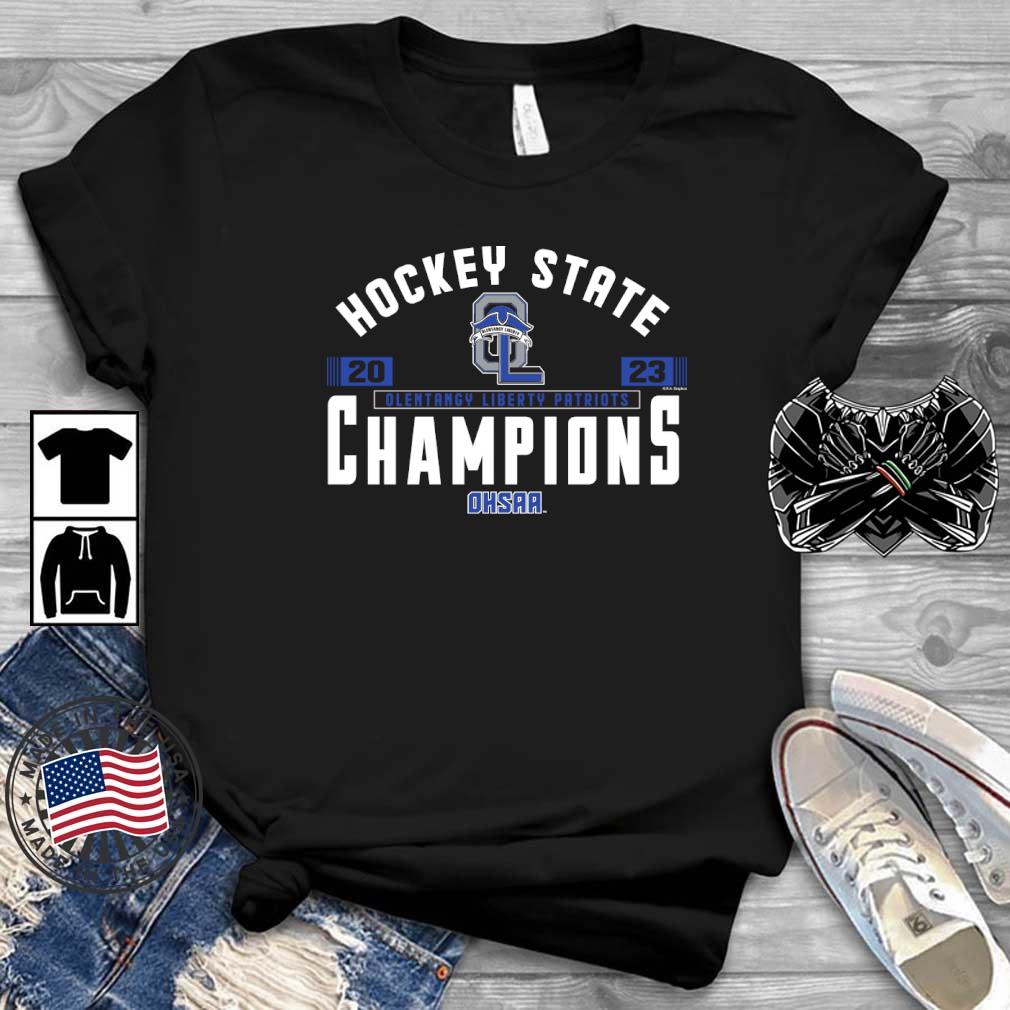 Olentangy Liberty Patriots 2023 OHSAA Hockey State Champions shirt