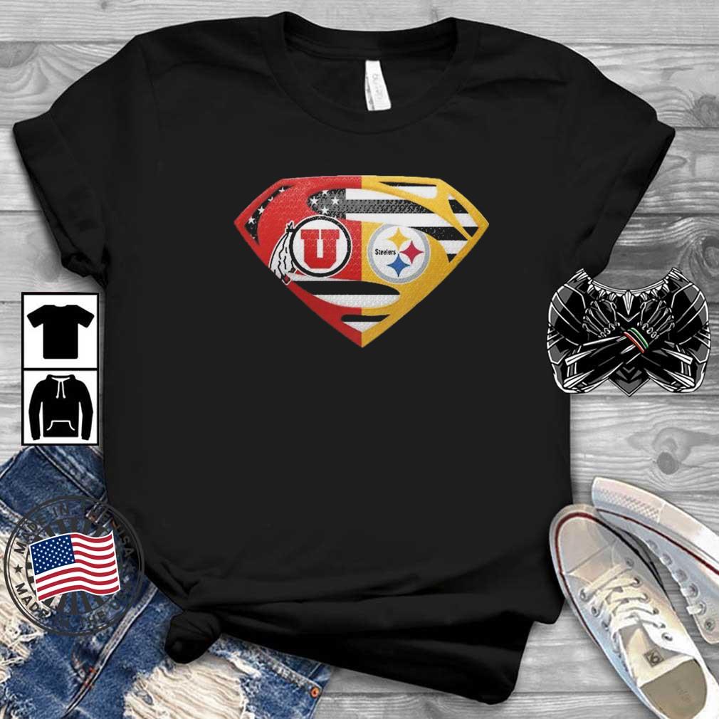 Pittsburgh Steelers Utah Utes Superman shirt