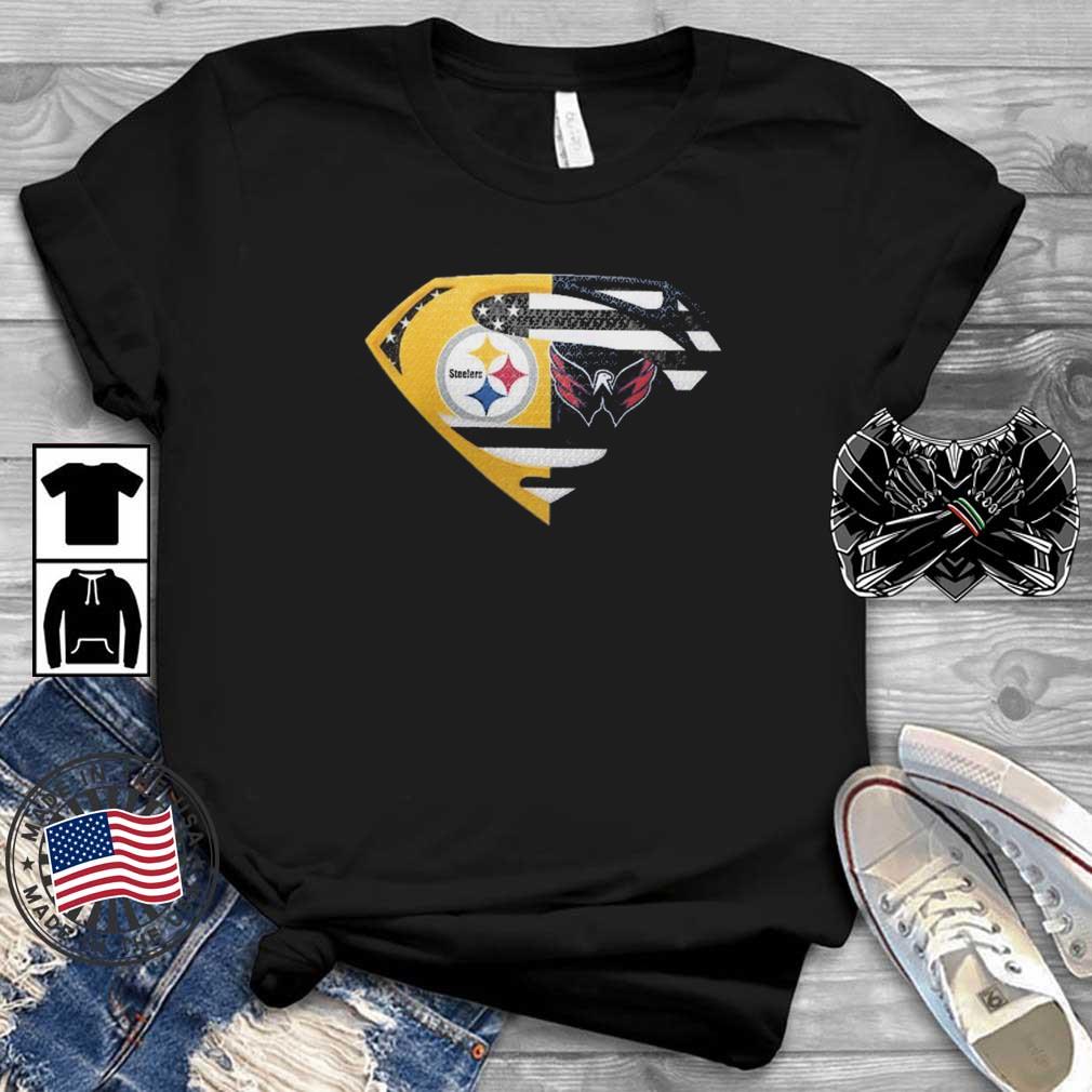 Pittsburgh Steelers Washington Capitals Superman Shirt