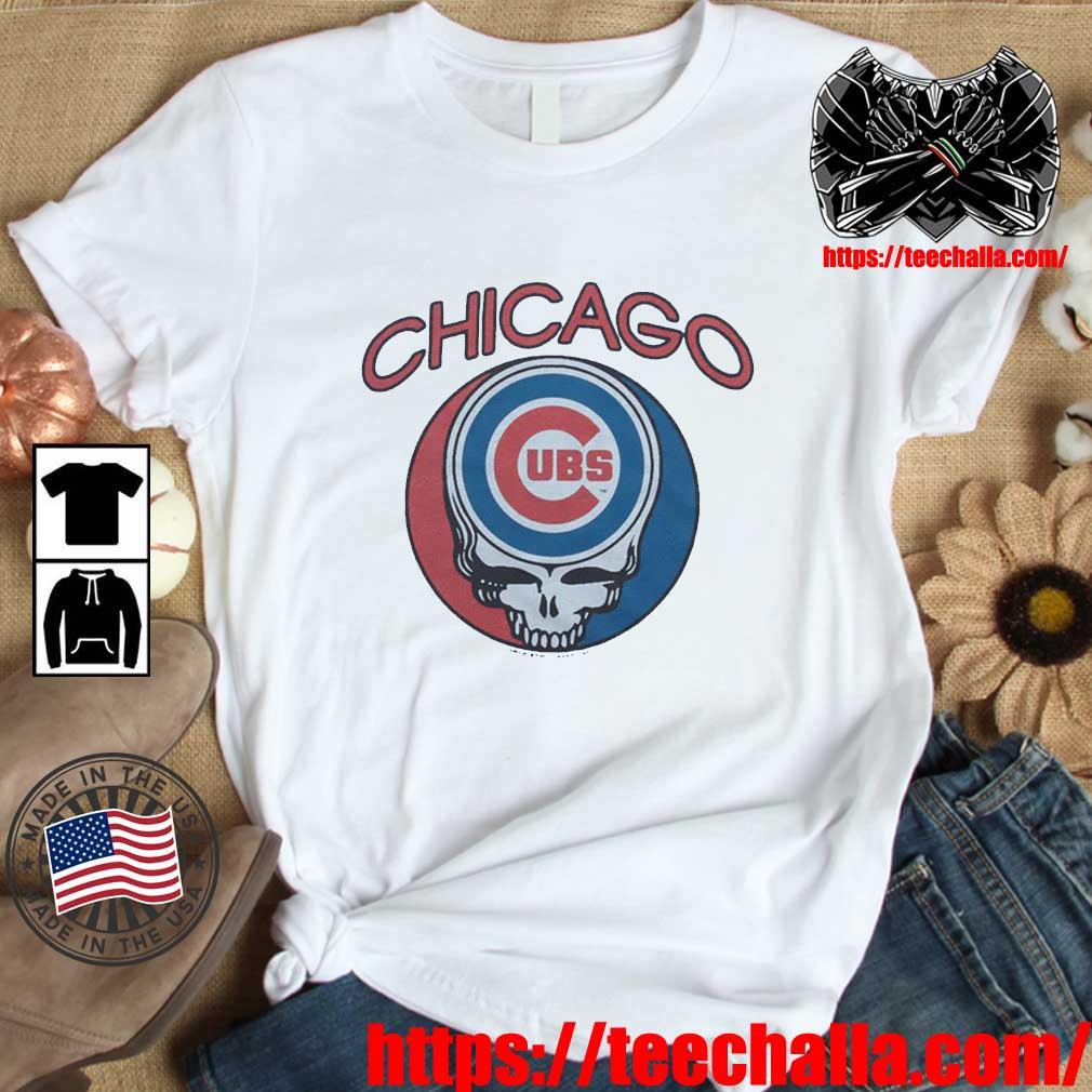 Chicago Cubs Homage Grateful Dead Tri-Blend Shirt