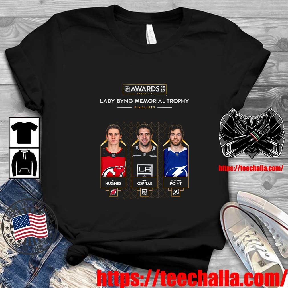 Anze Kopitar Winner Of Lady Byng Memorial Trophy in NHL Awards All Over  Print Shirt - Mugteeco