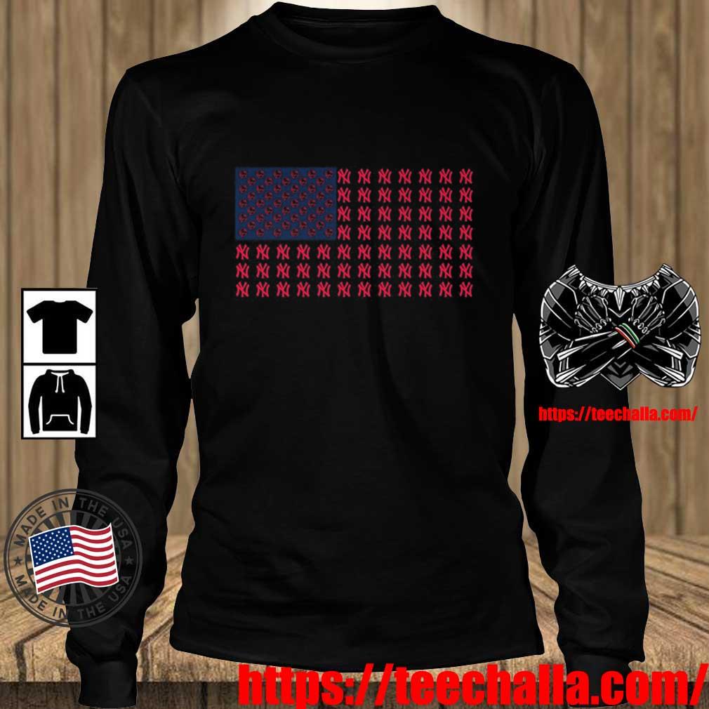 yankees red white and blue shirt