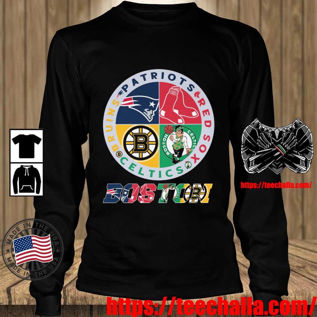 Boston city sports teams, Boston Red Sox, Bruins, Celtics and Patriots shirt,  hoodie, sweater, long sleeve and tank top
