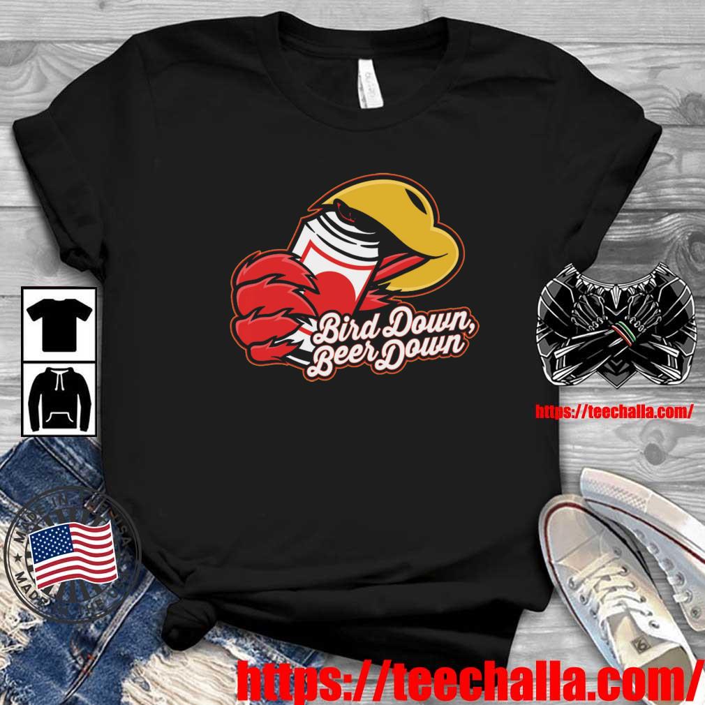 Original Bird Down Beer Down shirt