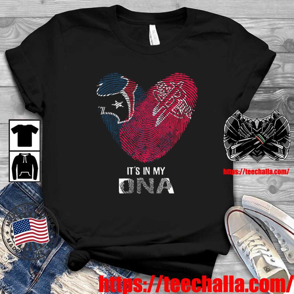 Original Houston Texans And Houston Rockets Heart It's In My DNA 2023 shirt