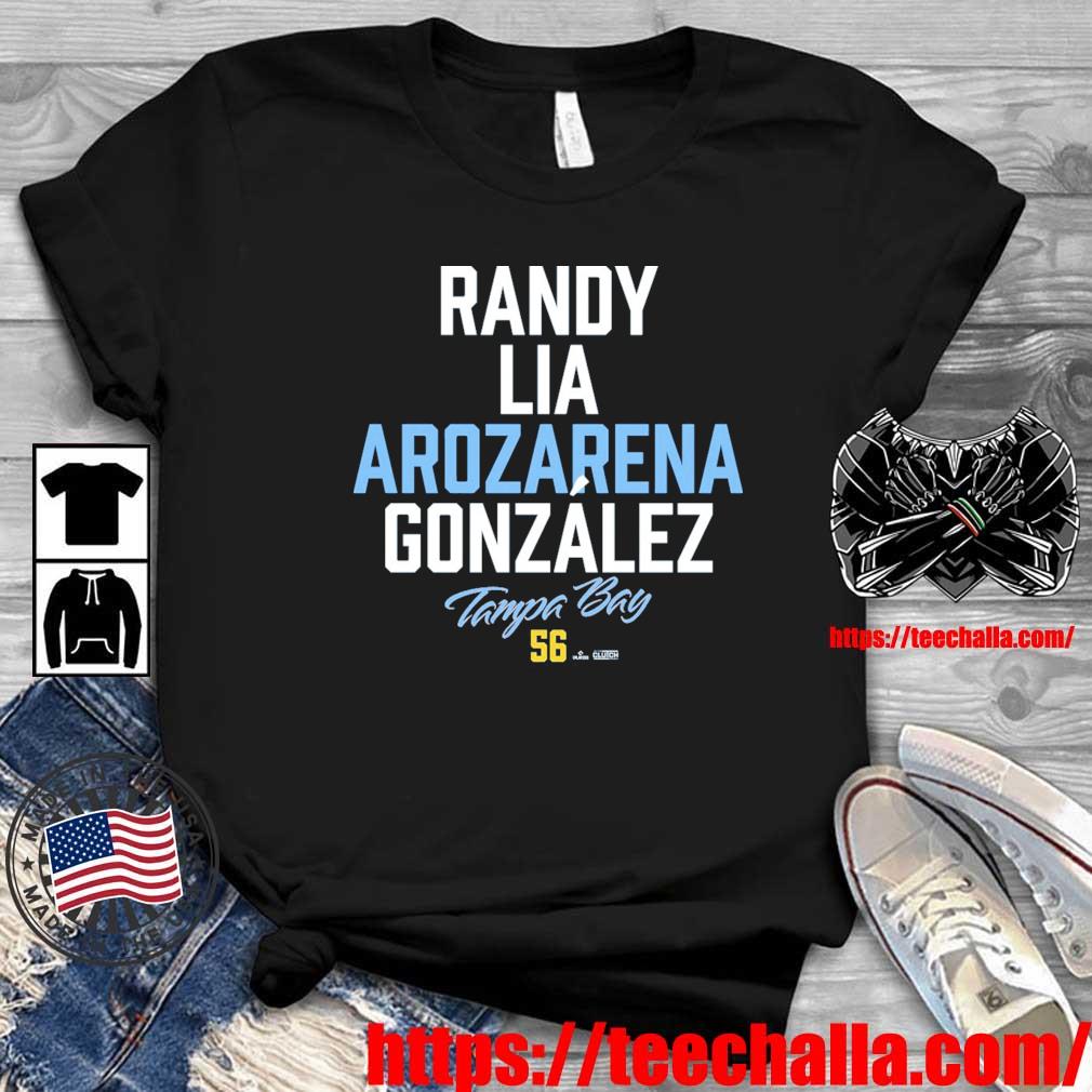 Original Randy Lia Arozarena Gonzalez Tampa Bay shirt