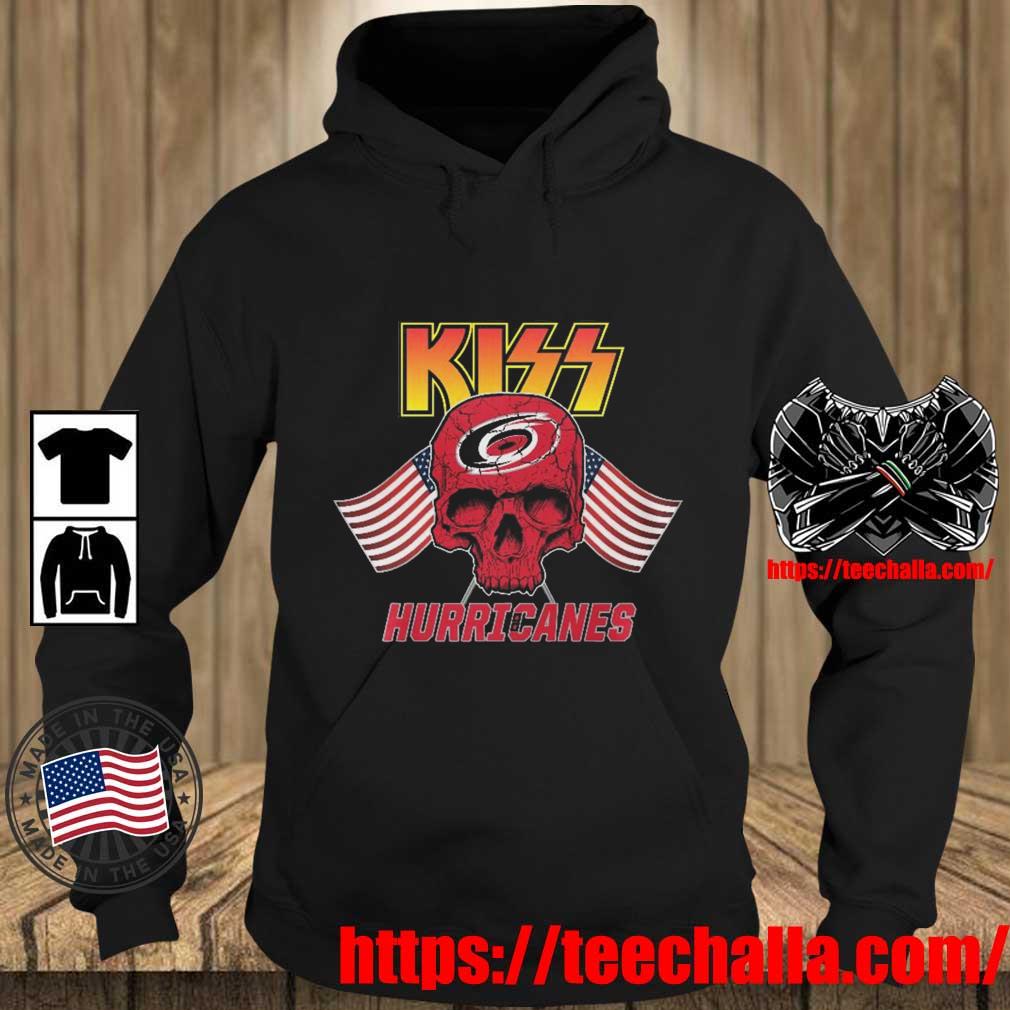 Skull Kiss Carolina Hurricanes shirt, hoodie, sweater, long sleeve and tank  top