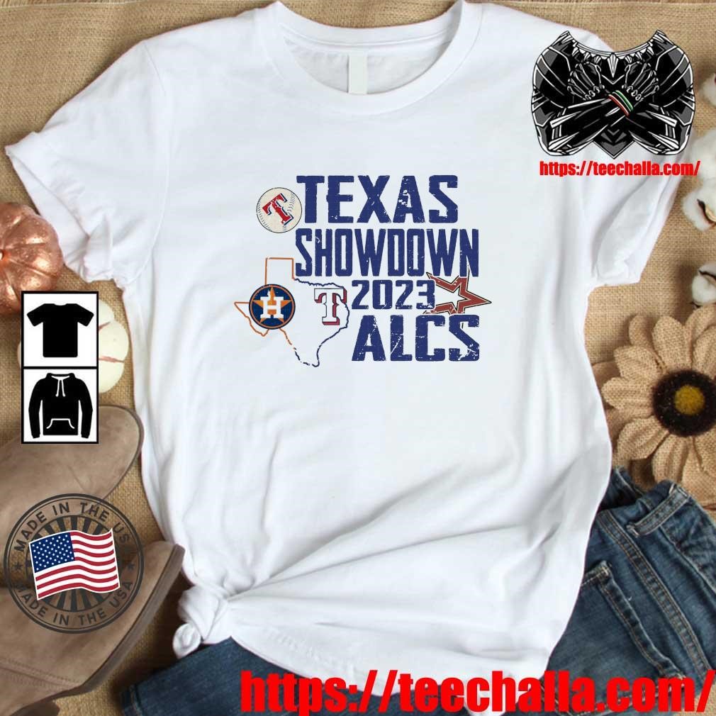 Original Texas Rangers Vs Houston Astros Texas Showdown 2023 American League Championship Series Shirt