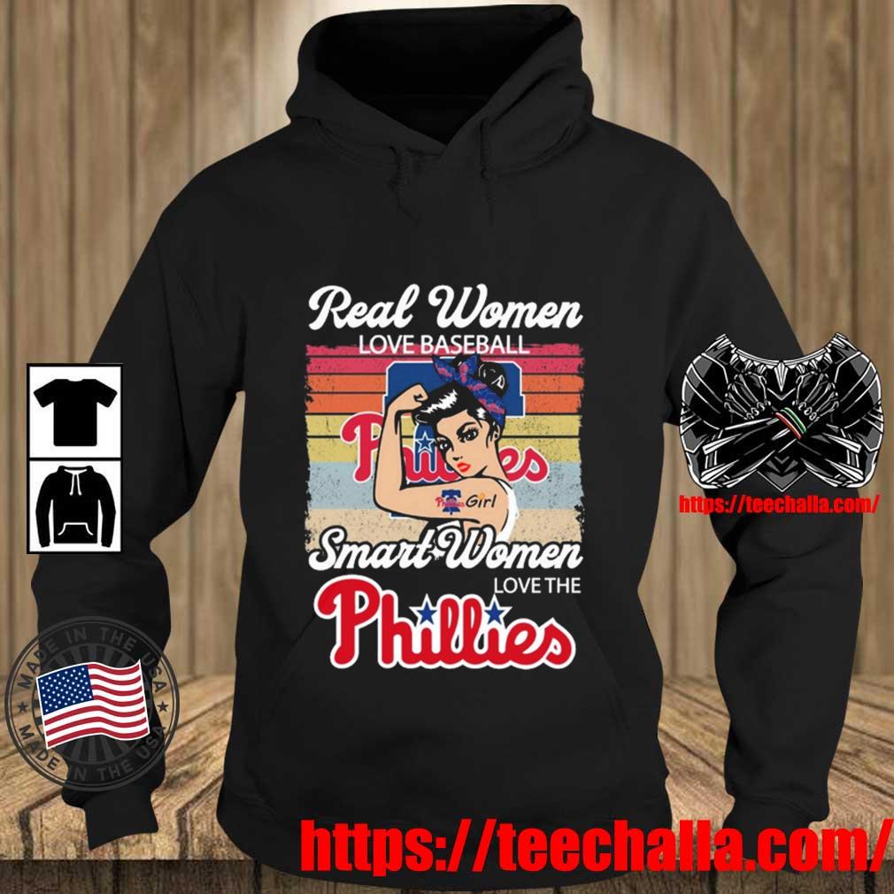 Real Women Love Baseball Smart Women Love The Philadelphia Phillies October  Shirt, hoodie, sweater, long sleeve and tank top