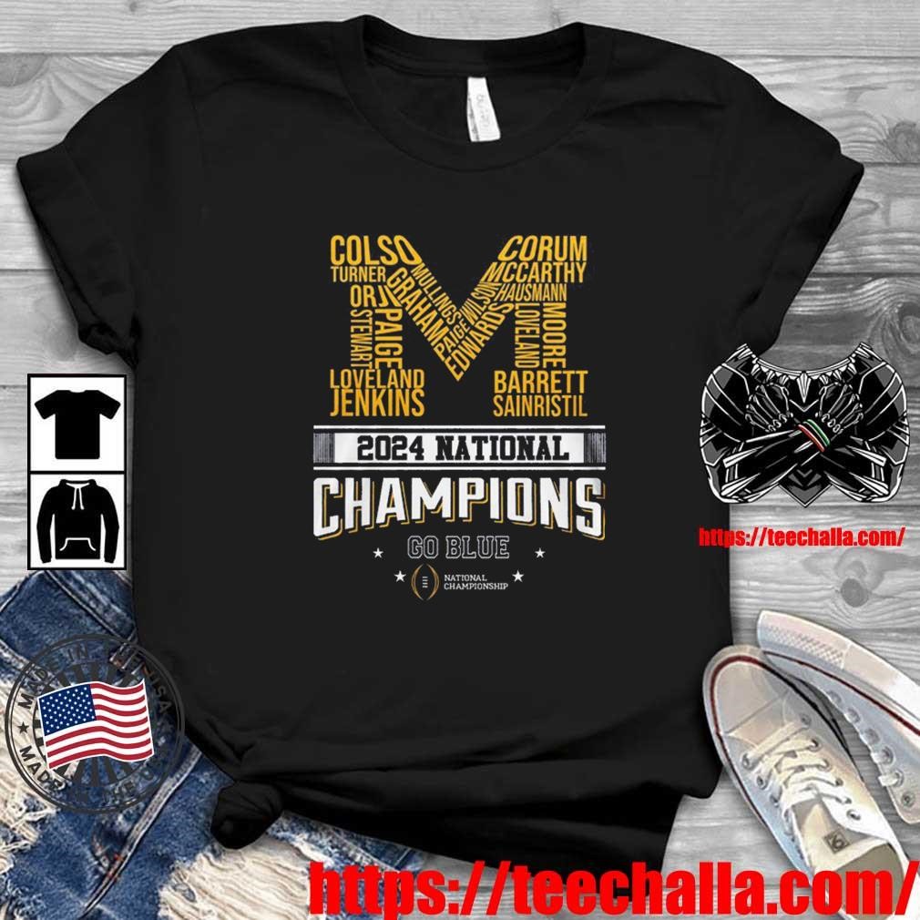 Original Michigan Wolverines 2024 National Champions Go Blue National ...