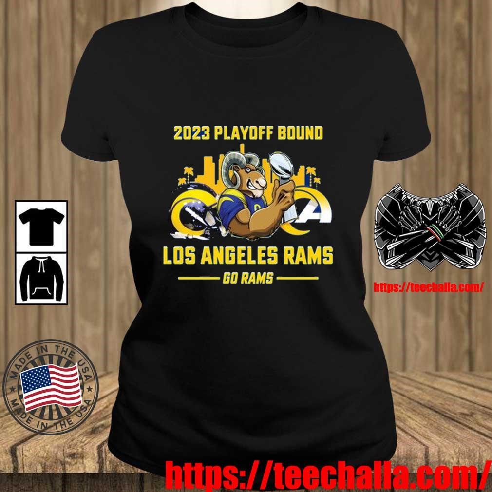 Originial Los Angeles Rams Mascot 2023 Playoff Bound Go Rams Shirt ...